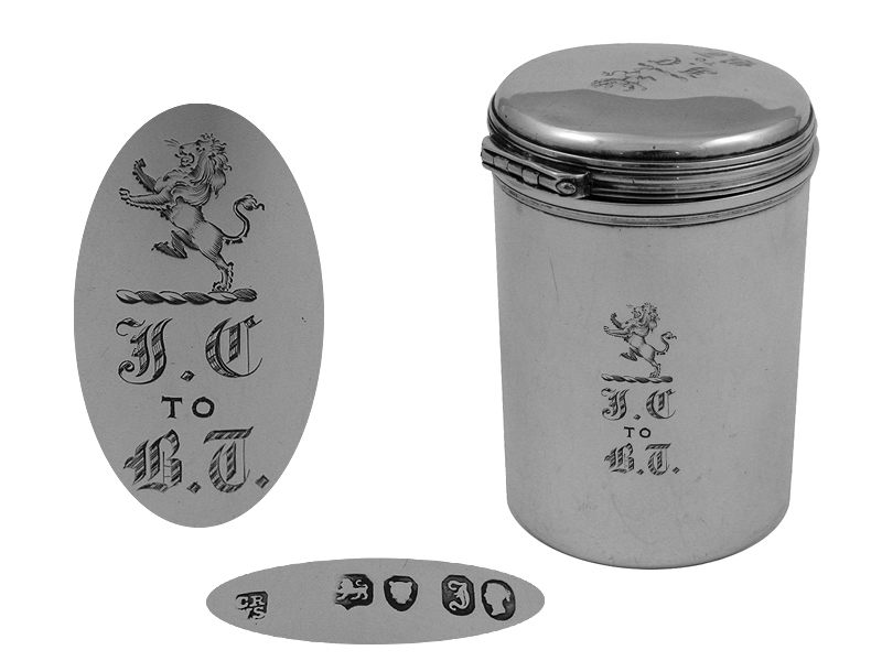 Victorian Silver Campaign Set 1844